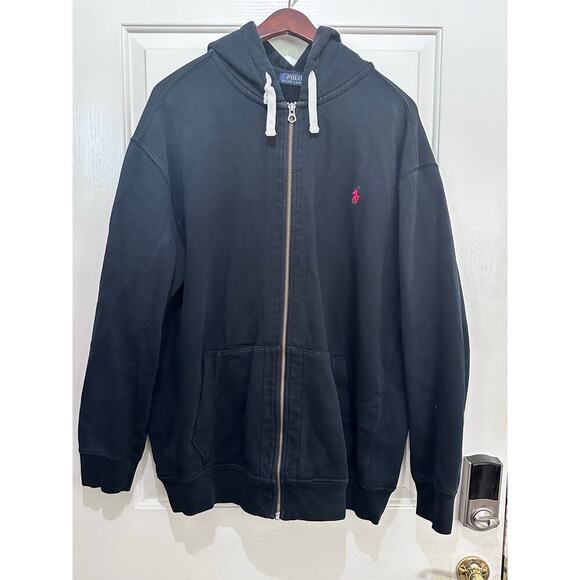 Polo Ralph Lauren Men's Blue Fleece Heavy-Weight Full-Zip Hoodie Size 3XLT - Picture 3 of 11